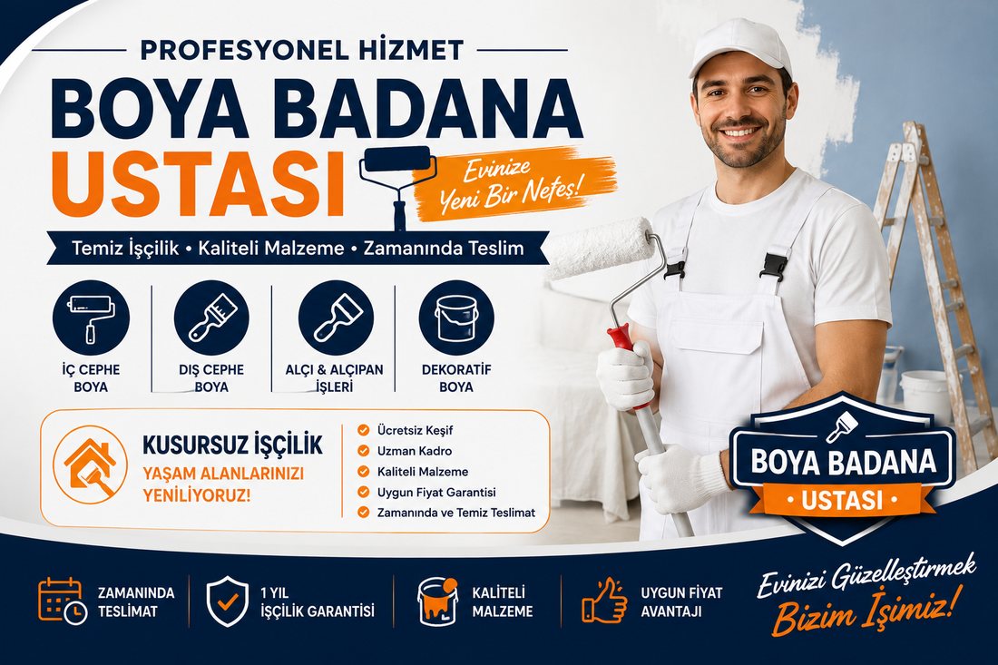Bahriye Üçok boya badana ustası – profesyonel boyacı